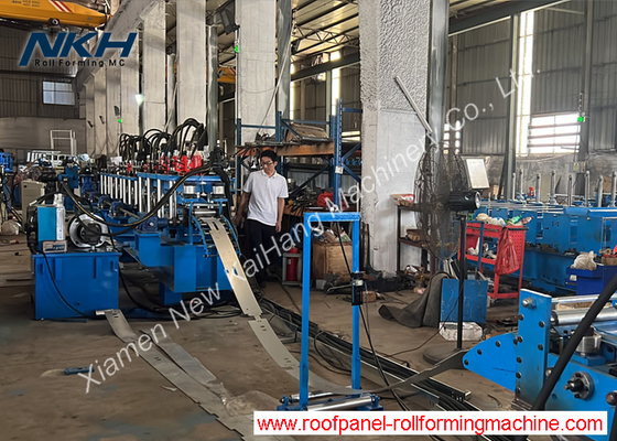 Steel Door Frame Roll Forming Machine with On-line Multi Punching