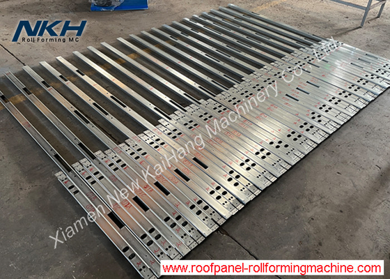 Steel Door Frame Roll Forming Machine with On-line Multi Punching