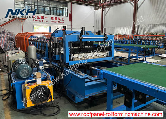 845 Metal Roof Tile Roll Forming Machine with PLC Control