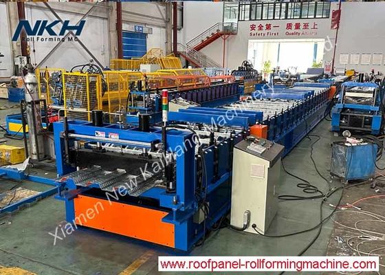 YX51-316-1000 Decking Roll Forming Machine Steel Decking Floor Decking Metal Forming
