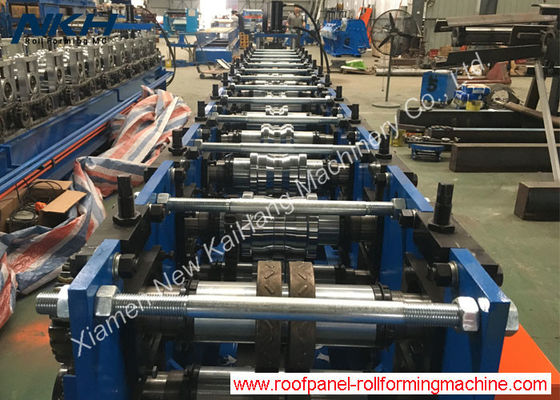 Top Hat Purlin Roof Truss Forming Machine With Embossing / Stiffener