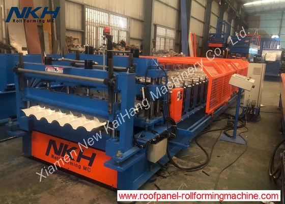 Beli Tile roll forming machine, step tile, metal tile, roofing tile, semi-round online manufacture