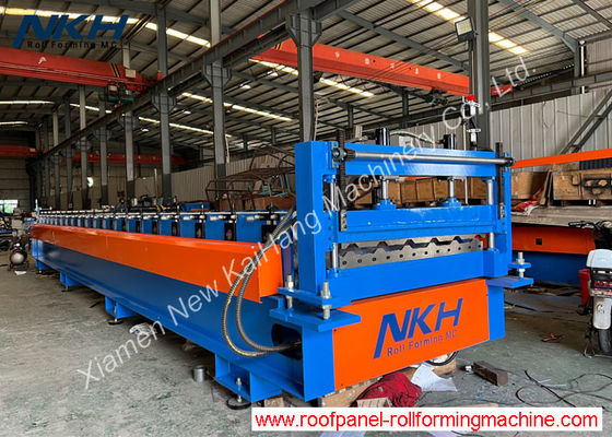Beli Disesuaikan Roof Panel Roll Forming Machine Dengan Desain Seperti Yang Anda Butuhkan online manufacture