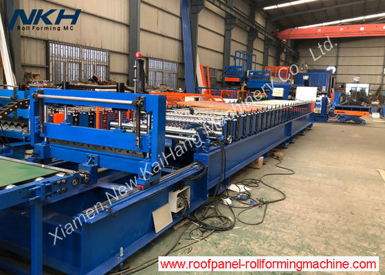 Beli 1000mm-1250mm corrugated panel roll forming machine online manufacture