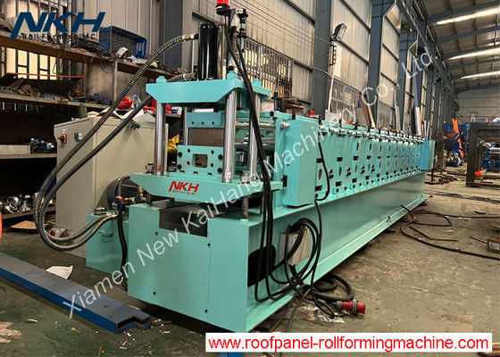 Beli Stud Tinggi 100mm, Mesin Roll Forming tebal 1,60mm Pembuatan Lembaran Logam Biru, Produksi otomatis online manufacture
