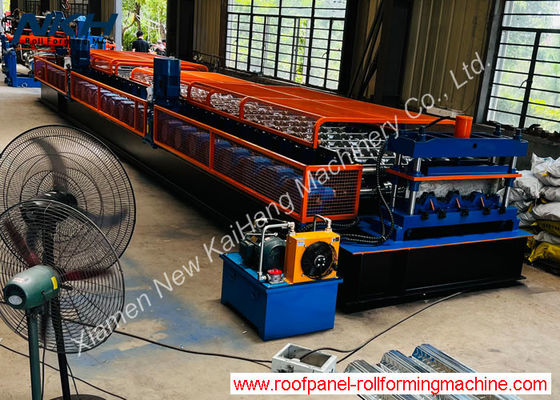 Beli Mesin Pembuat Dek Lantai Mudah Dioperasikan, mesin roll forming untuk struktur bangunan, dengan kotak gera di setiap stage online manufacture