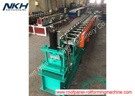 Beli Sheet Door Frame Metal Cold Roll Forming Membuat Mesin dengan fungsi Lubang Punching, Rel Pintu Pemandu online manufacture