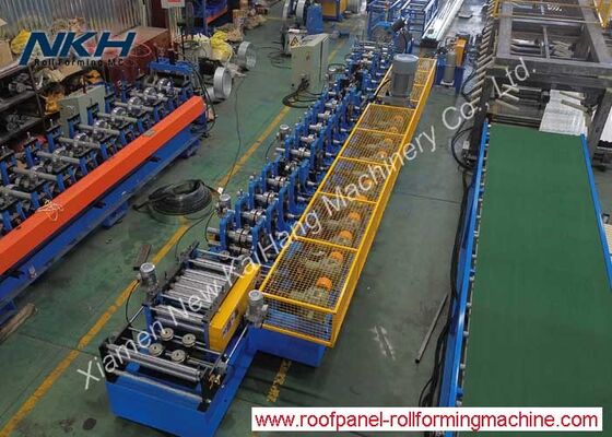Beli Mesin Pembentuk Roll Purlin C76-200 Kecepatan Tinggi 40mpm dengan Penumpuk Ganda online manufacture