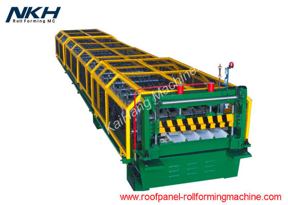 Beli Mesin Roll Forming Panel Atap Trapesium Dengan Sistem Kontrol PLC online manufacture