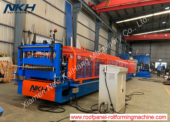 Mesin Roll Forming Bergelombang Logam Stres Tinggi, Mesin Pembuat Lembaran Atap Bergelombang