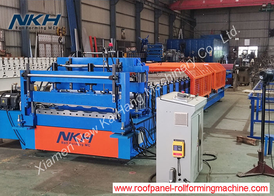 YX22-211-1105 Roof Tile Roll Forming Machine Metal Roofing Machine Penggerak servo motor