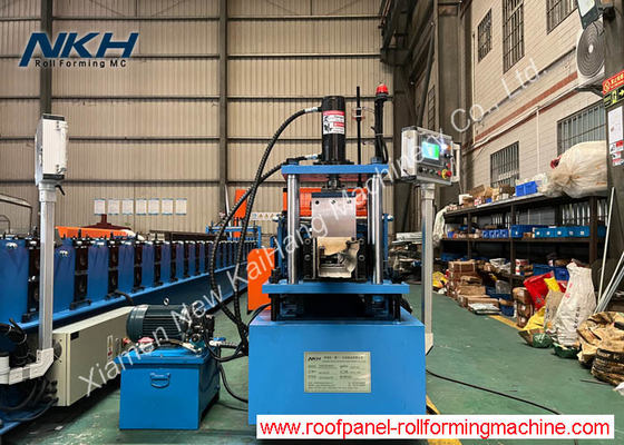YX130-120 Mesin Membentuk Roll Gutter Air dengan Rol Berlapis Chrome Hard
