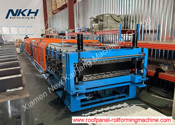 Mesin Forming Roll Dual Layer Roll Forming Machine Satu mesin dengan dua profil