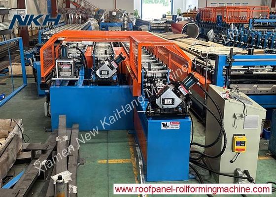 Three Sides Roll Forming Machine 3 in 1 Roll Forming Machine stud/ track/ tunnel/ channel/ door frame roll forming machine Satu mesin untuk beberapa produk