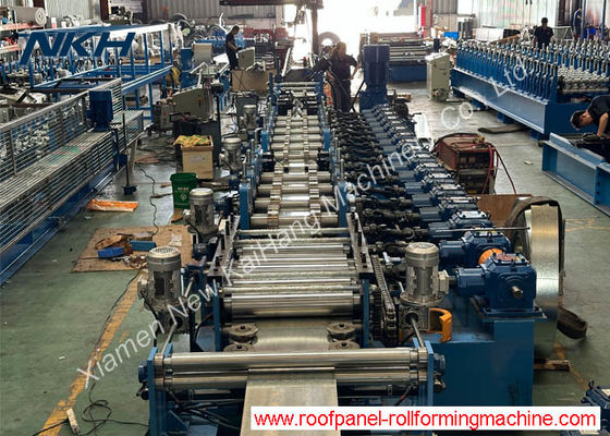C76-200 Purlin Otomatis Mengubah Otomatis Stacking Roll Forming Machine