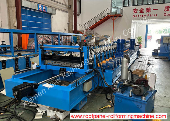 YX22-143.5-1004.5 Roof Panel Roll Forming Machine dengan Stacking Machine Metal Roll Forming Machine Tingkatkan atap Anda dengan Mesin Forming Roll Kecepatan Tinggi kami