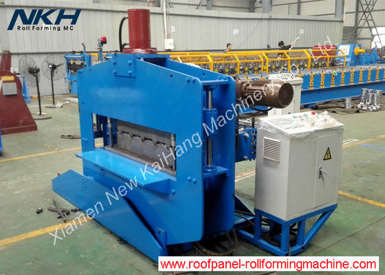 Mesin Crimping Lembar Atap Biru, Mesin Crimping Panel Crimp Hidrolik