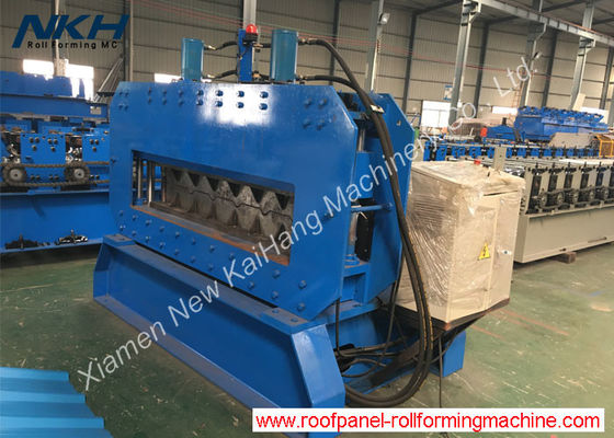 Atap Hidrolik Melengkung Logam Roll Forming Mesin 1200mm Lebar Dengan Siemens Servo Motor