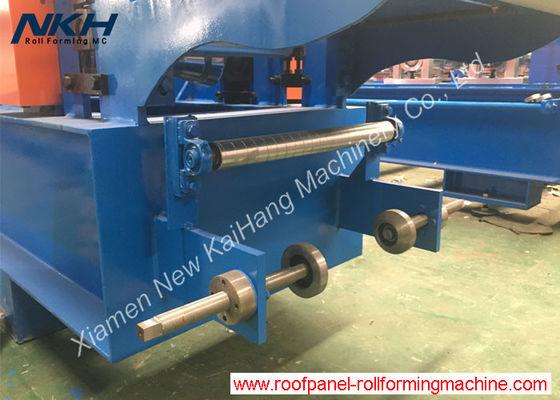 0.4-0.6mm Tebal Downpipe Roll Forming Machine Dengan Sistem Kontrol PLC