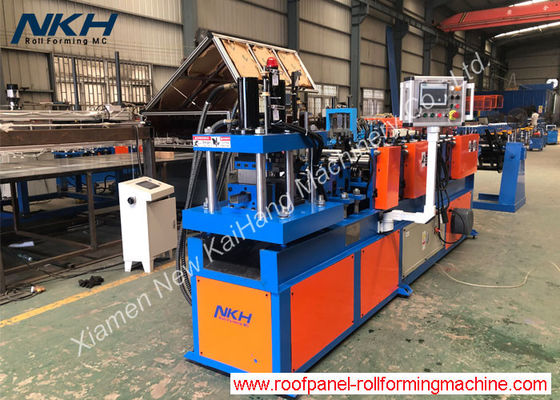 11KW GI Steel Frame Purlin Roll Forming Machine Bersertifikat CE