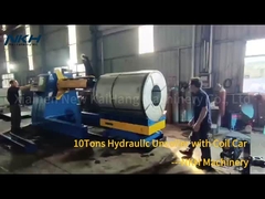 10 ton Uncoiler hidrolik dengan Coil Car