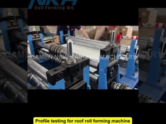 Pengujian Profil untuk Roofing Roll Forming Machine