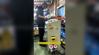 Pengoperasian Mesin Roll Forming CZ Purlin