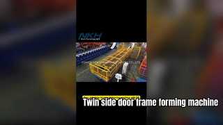 Mesin roll forming kusen pintu samping kembar dengan CE